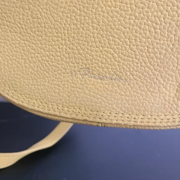 3.1 Phillip Lim Pashli Leather Saddle Crossbody Bag Yellow - Picture 5 of 13